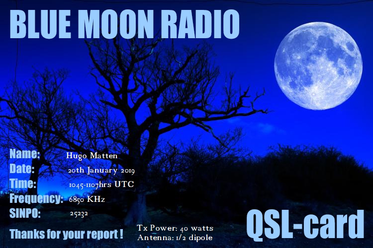 QSL Radio Blue Moon IRL